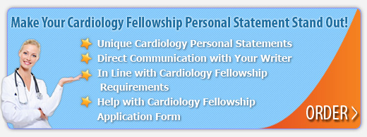 Cardiology fellowship personal statement