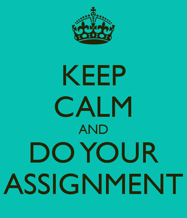 Do your assignment