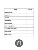 Impact of a jet lab report