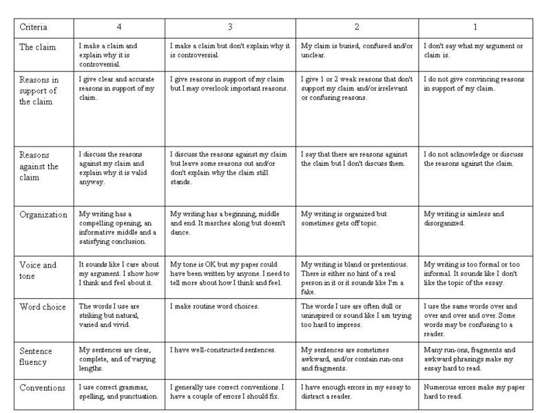 Persuasive essay high school