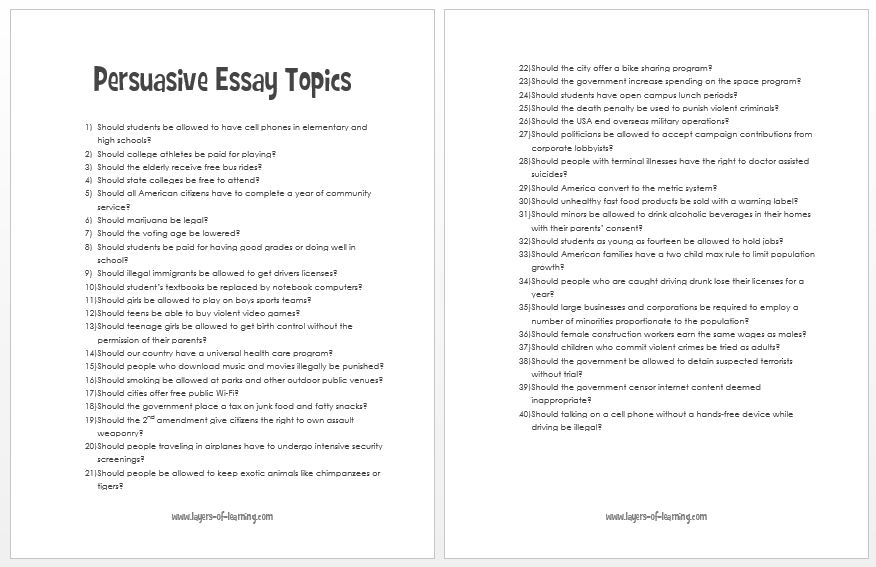 Type essays online