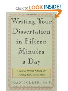 Writing your doctoral dissertation